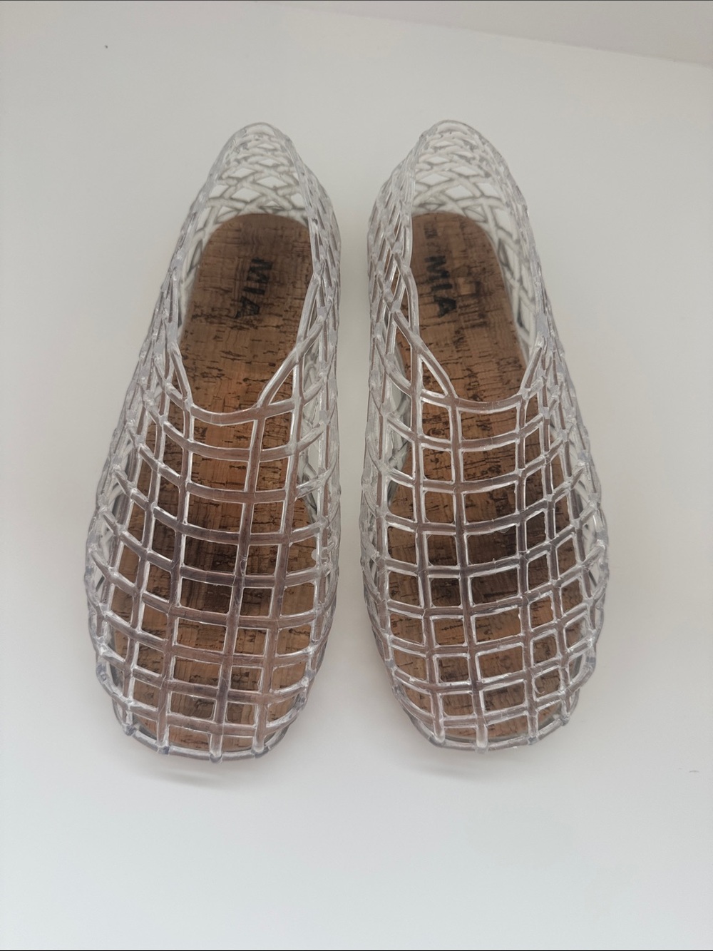 Transparent Jelly Ballet Flats